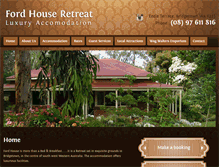 Tablet Screenshot of fordhouse.com.au